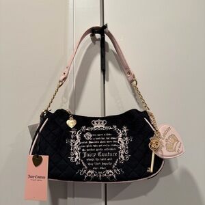 Juicy Couture Tale Shoulder Bag in Liquorice